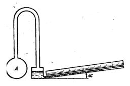 На газопроводе, диаметр которого D=200мм, установлена трубка Прандтля