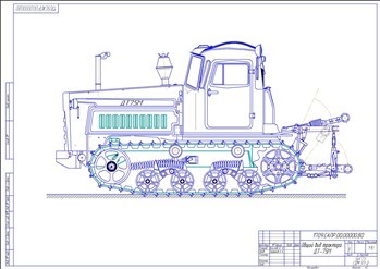 Трактор ДТ-75М